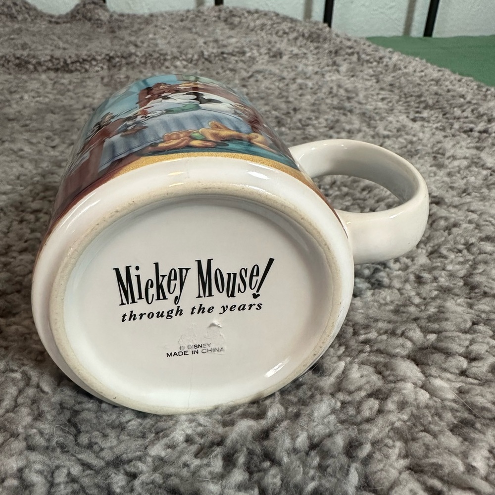 DISNEY Mickey Mouse Through the Years Coffee Cup Mug 12oz RETIRED - Picture 4 of 5